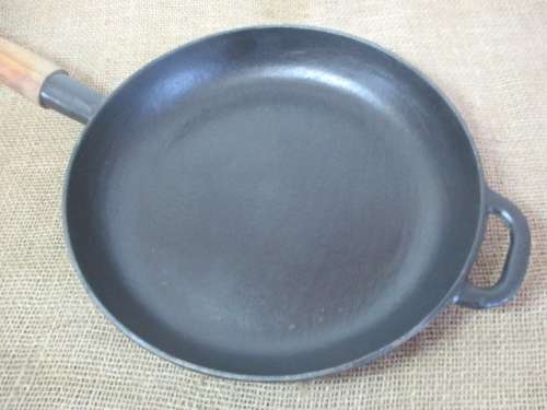 A Perfect Large Heavy Cast Iron Frying Pan