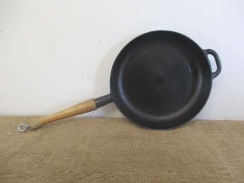 A Perfect Large Heavy Cast Iron Frying Pan