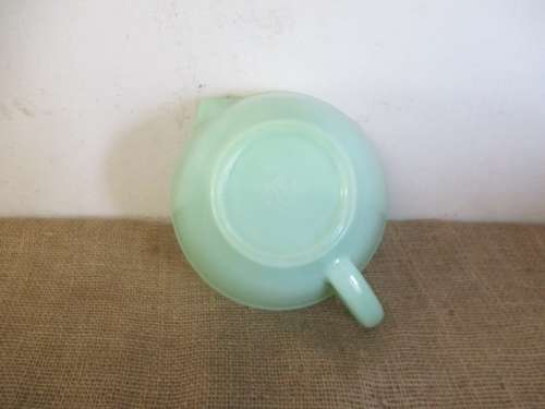 Very Rare.....An Awesome Vintage Jadeite Fire King Ware Mixing Bowl                   Made In U.S.A.