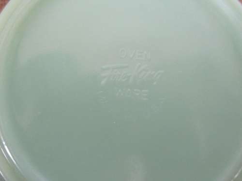 Very Rare.....An Awesome Vintage Jadeite Fire King Ware Mixing Bowl                   Made In U.S.A.