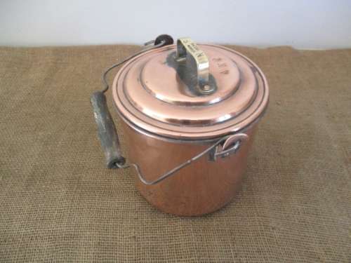 Wonderful Vintage Asian Kataekeyn Royteph N3 Copper & Brass Billy Can