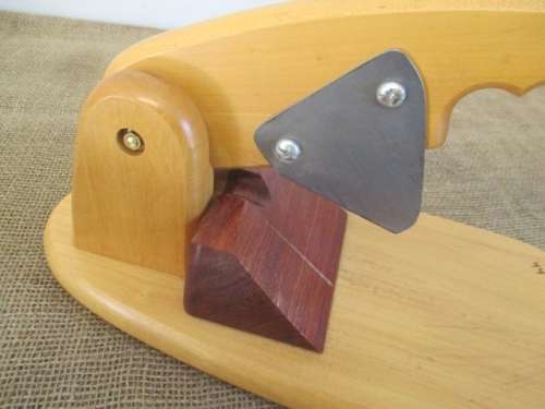 For Lorna`s Bid Only  Beautiful Wooden Biltong Slicer