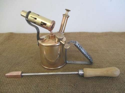 Rare Smart Vintage Primus No 630 A/B B.A. Hjorth & Co Blow Torch And Soldering Iron       Sweden