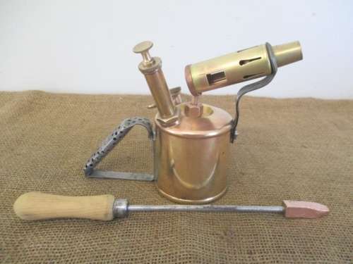 Rare Smart Vintage Primus No 630 A/B B.A. Hjorth & Co Blow Torch And Soldering Iron       Sweden