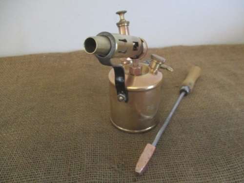 Rare Smart Vintage Primus No 630 A/B B.A. Hjorth & Co Blow Torch And Soldering Iron       Sweden