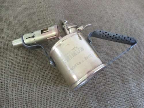 Rare Smart Vintage Primus No 630 A/B B.A. Hjorth & Co Blow Torch And Soldering Iron       Sweden