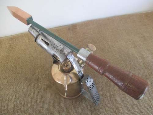 Rare Vintage Original Digger 1 Pint Blow Torch And Soldering Iron