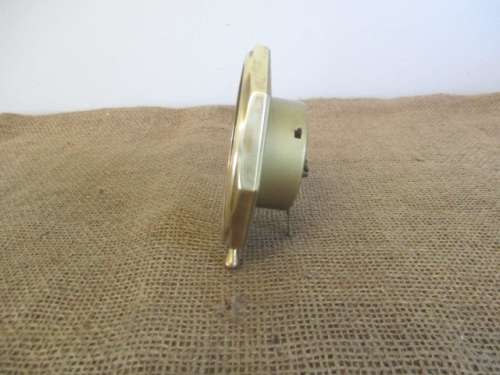 Beautiful Vintage Ronbe Brass Wind-Up Alarm Travel Clock        West Germany