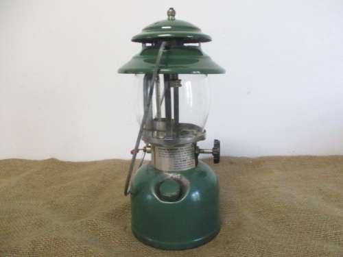 Beautiful Vintage Coleman 201 Kerosene Lantern.  Wichita, Kansas USA.  Sept 1979