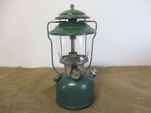 Beautiful Vintage Coleman 201 Kerosene Lantern.  Wichita, Kansas USA.  Sept 1979