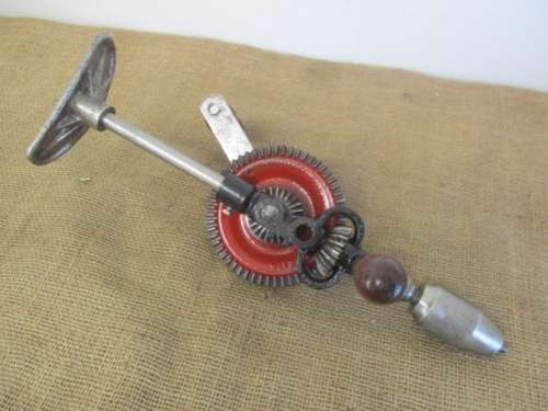 Seldom Find...Beautiful Vintage Stanley No 905 Two Speed Breast Hand Drill           Made In England