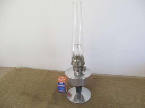 Beautiful Vintage Aladdin No 23 Oil Lamp With Chimney And Two Mantles           Made In England