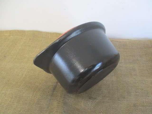 Indispensable In The Kitchen......Beautiful Cast Iron Flat Bottom Lidded Pot With An Ideal Depth