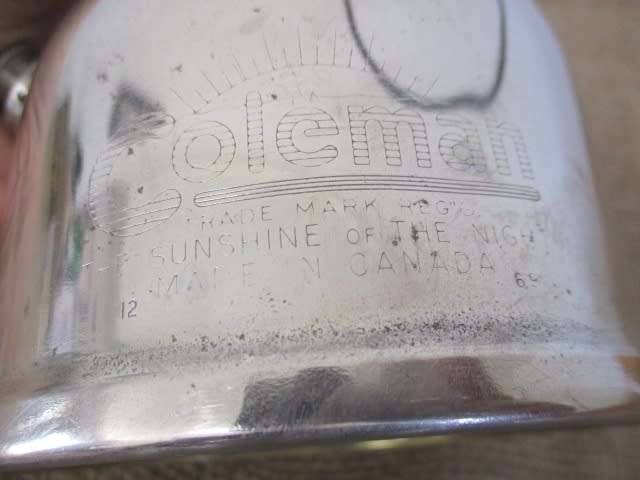 Nice Vintage Coleman Empire 249 E`Sunshine Of The Night` Kerosene Lantern    Canada    12/69