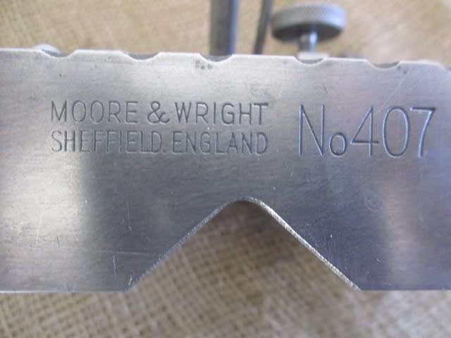 Very Rare Vintage Moore & Wright No 407 Scribe Block      Sheffield, England