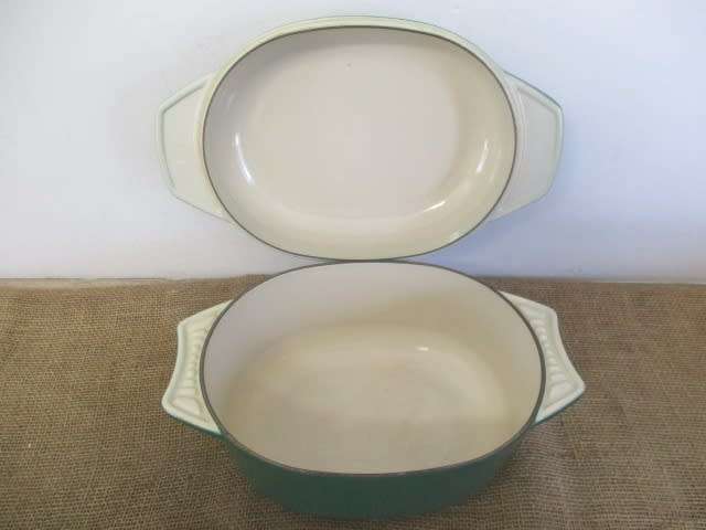 Magnificent Vintage Le Creuset 27 4,2 Lt Enameled Cast Iron Lidded Dish