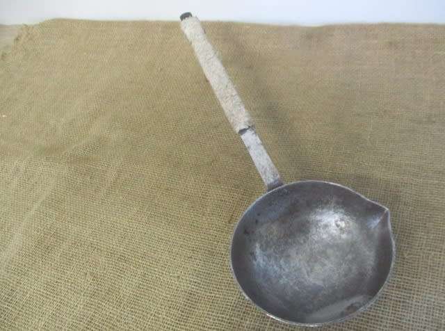 Genuine Vintage Heavy Duty Blacksmith`s Ladle