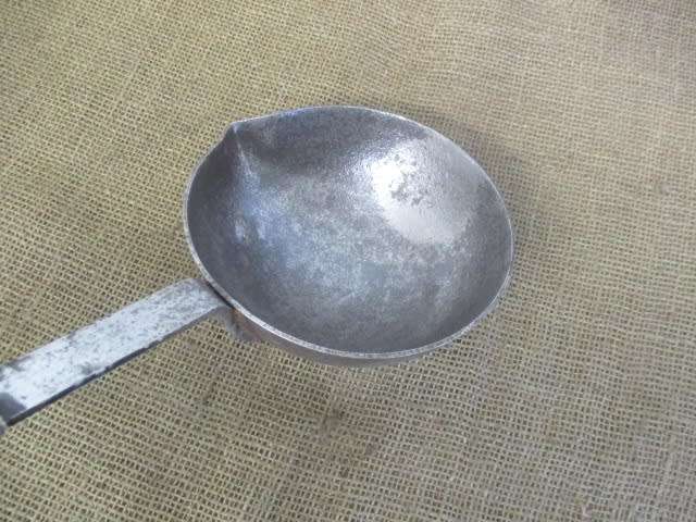 Genuine Vintage Heavy Duty Blacksmith`s Ladle