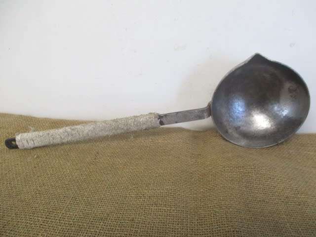 Genuine Vintage Heavy Duty Blacksmith`s Ladle