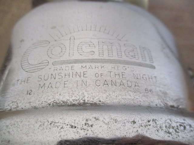 Nice Collectable Vintage Coleman 237 `Sunshine Of The Night` Kerosene Lantern  Canada 12.66
