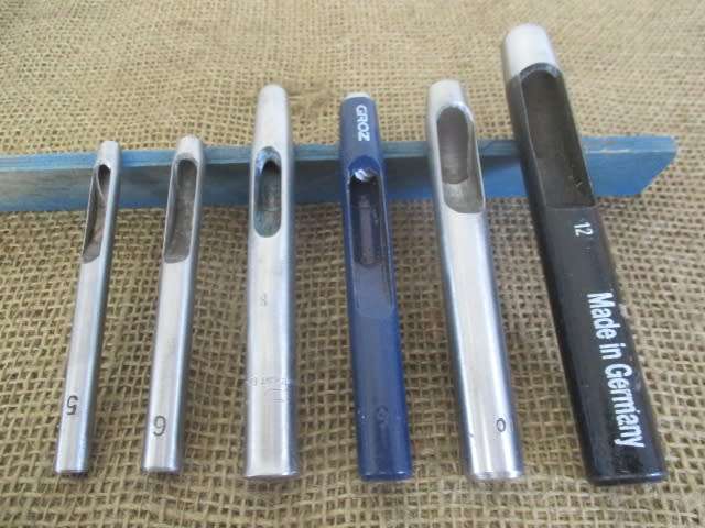 For Adam`s Bid Only -  A Collection Of Good Quality Old School Mixed Brand Leather Hollow Punches