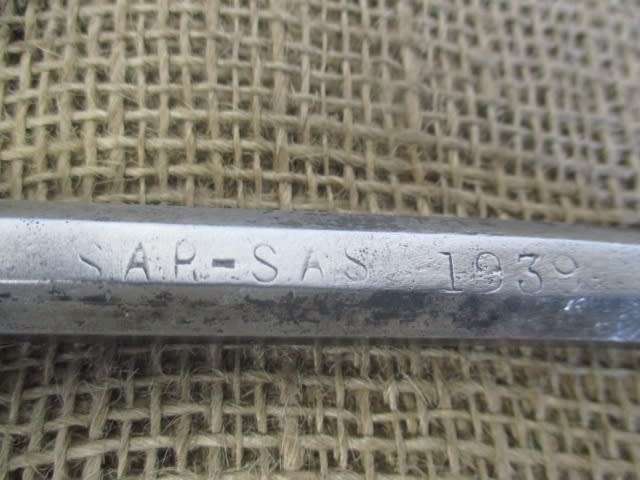 Particularly Rare....Two Genuine Vintage CL 15 SAR - SAS  1939 Cold Chisels By Beardshaw, Sheffield