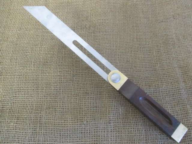 Beautiful Vintage 8 inch Stanley No 25 Sliding Bevel Square       Made In USA          1936 - 1984