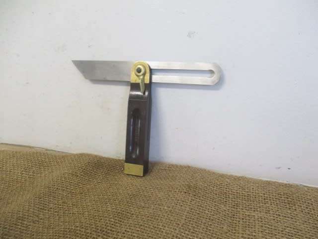 Beautiful Vintage 8 inch Stanley No 25 Sliding Bevel Square       Made In USA          1936 - 1984