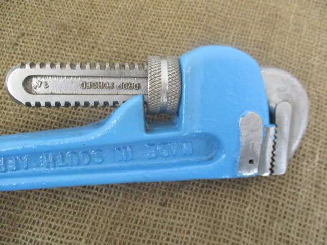 Great Gedore No 227-14 Heavy Duty Adjustable Pipe Wrench       Made In SA