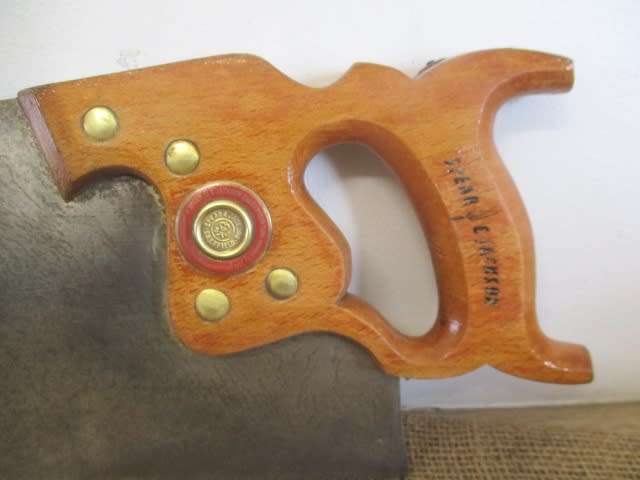 For Jan Arnoldi Bid - Stunning Vintage Spear & Jackson 26 inch Crosscut Handsaw