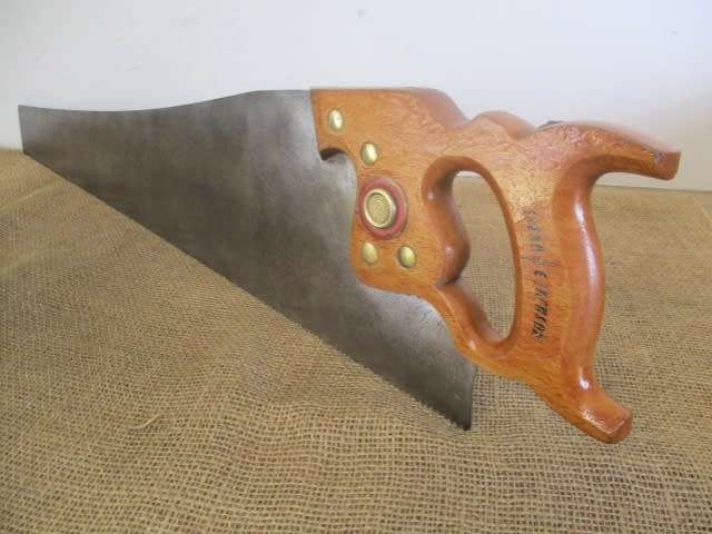 For Jan Arnoldi Bid - Stunning Vintage Spear & Jackson 26 inch Crosscut Handsaw
