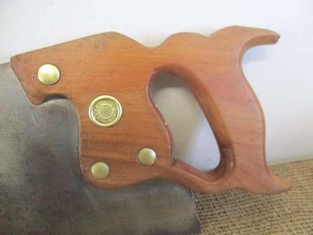 For Jan Arnoldi Bid - A Lovely Vintage 22 inch Disston D-8 Crosscut Handsaw By Henry Disston & Sons
