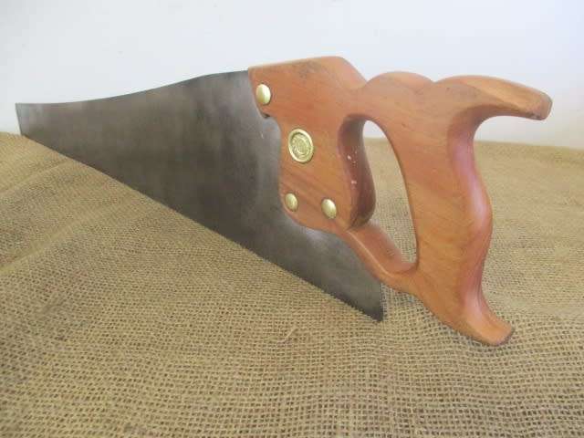 For Jan Arnoldi Bid - A Lovely Vintage 22 inch Disston D-8 Crosscut Handsaw By Henry Disston & Sons