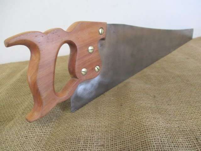 For Jan Arnoldi Bid - A Lovely Vintage 22 inch Disston D-8 Crosscut Handsaw By Henry Disston & Sons