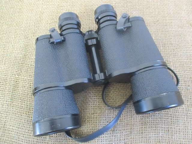 A Fine Vintage Super Zenith 10 X 50 Field 5` Binocular With Lens Covers In Original Case