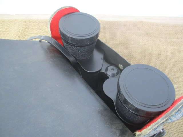 A Fine Vintage Super Zenith 10 X 50 Field 5` Binocular With Lens Covers In Original Case