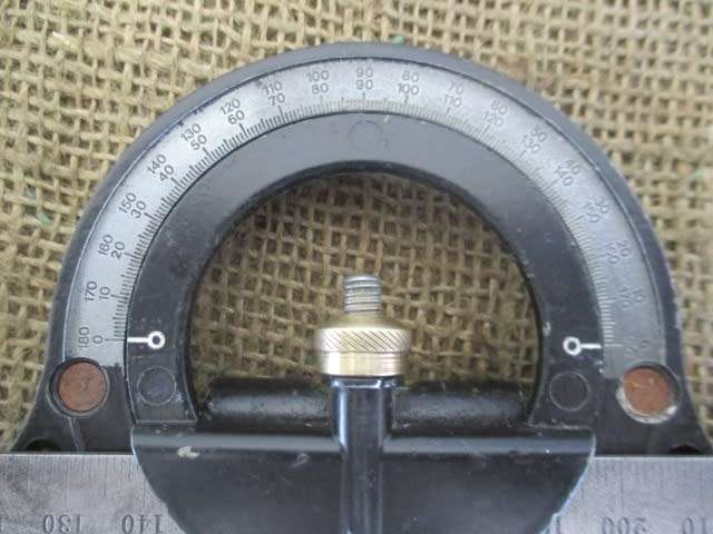 Very Nice Heavy Duty Metal Vintage 300mm Adjustable Combination Square