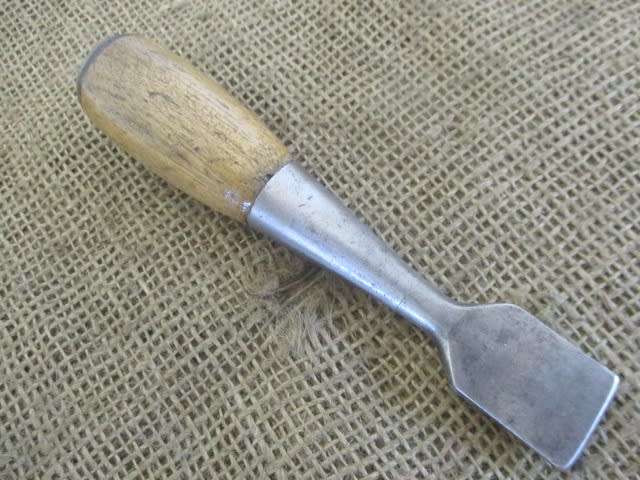 For Matt`s Bid Only - Rare Vintage Stanley Firmer Carpenter Woodworking Chisel       USA