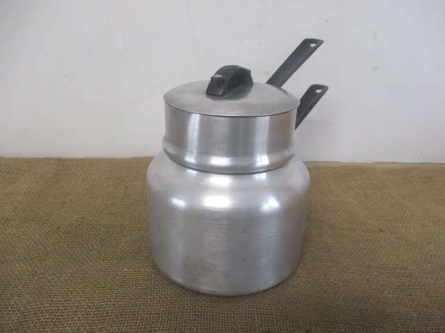 Nice Large Vintage Hart Aluminum Double Boiler