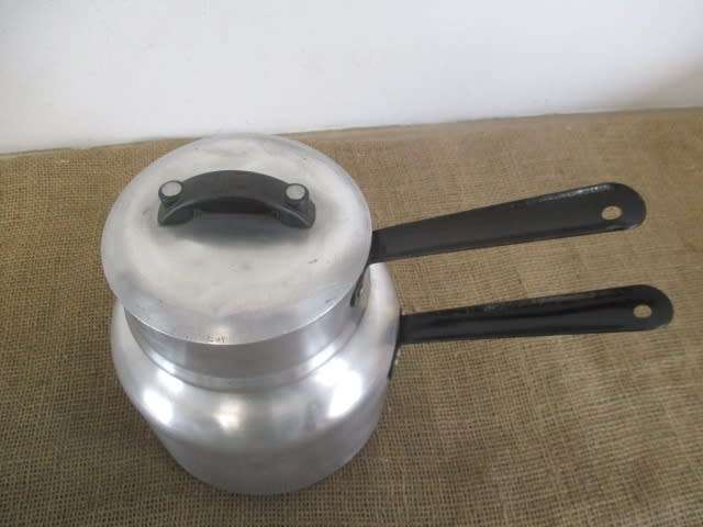 Nice Large Vintage Hart Aluminum Double Boiler