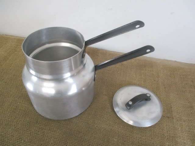 Nice Large Vintage Hart Aluminum Double Boiler