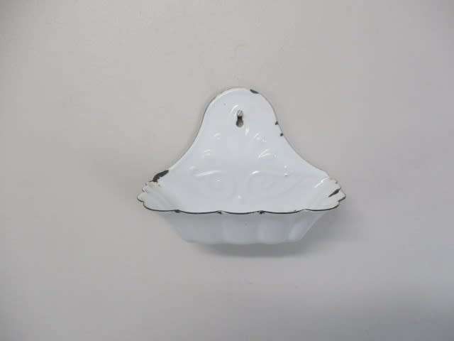 For Analda`s Bid Only -  Lovely Vintage Old School Enamel Soap Dish