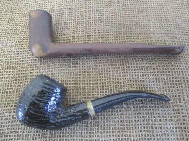 Two Interesting Vintage Smoking Pipes