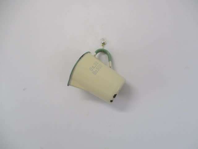 Cute Rare Vintage 10cm Kockums Enamel Oz. 20 / Gr. 500 Measuring Jug           Sweden