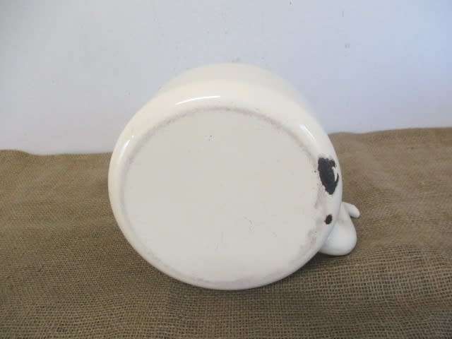 Stunning Large Vintage Old Fashioned Enamel H&H Coffee Kettle