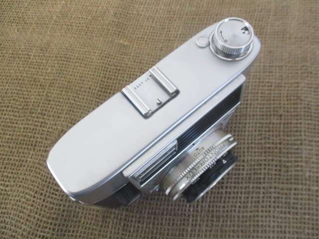 Vintage Agfa Optima 1 Film Camera With Film And In Original Leather Pouch With Shoulder Strap