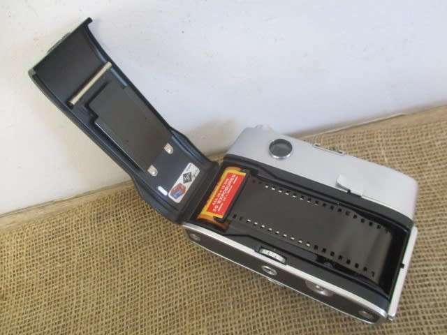 Vintage Agfa Optima 1 Film Camera With Film And In Original Leather Pouch With Shoulder Strap