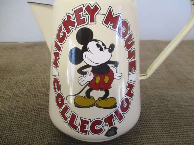 Rare Vintage `Mickey Mouse Collection` Disney Enamel Coffee Pot