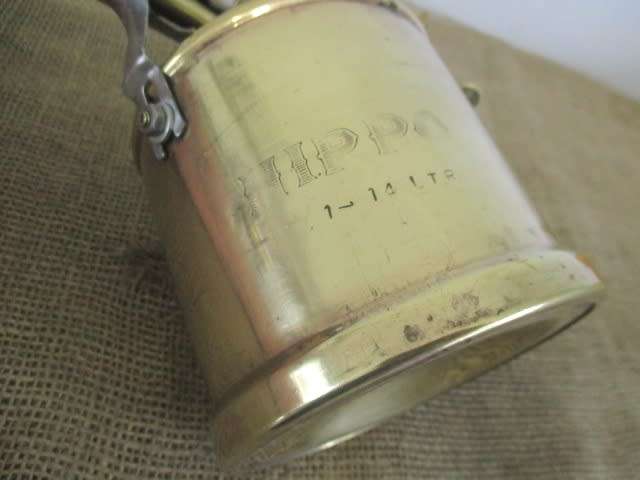 Beautiful Large Vintage Hippo Blow Torch With And Vintage 10 inch Footprint Tin Snips