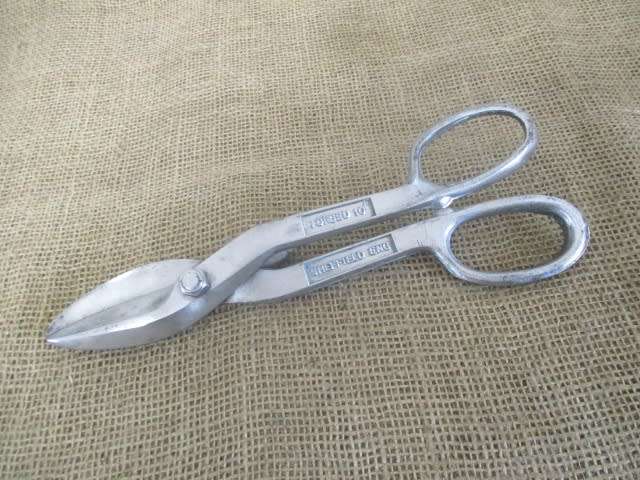 Beautiful Large Vintage Hippo Blow Torch With And Vintage 10 inch Footprint Tin Snips